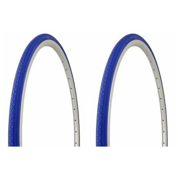 Tire set. 2 Tires. Two Tires Duro 700 x 25c Blue/Blue Side Wall HF-187.Bicycle Tires, bike Tires, track bike Tires, fixie bike Tires, fixed gear Tires
