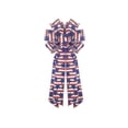 thumbnail image 2 of Cififendec 4th of July Wreath Bow, 22.83"×11.02", Patriotic Large American Flag Star-Striped Decorative Bow for Front Porch, Fence and Outdoor Holiday Decor, 2 of 5