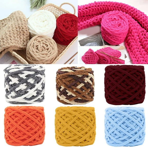 Wool*1 Ball Chunky Yarn Acrylic Bulky Washable Hand Knitting Yarn for Diy Blanket Sweater Diy Knitting Diy