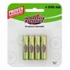 Interstate Batteries DRY0035 1.5V Alkaline AAA Batteries, Pack of 4