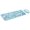 Blue, variant on 2.4GHz Wireless Keyboard and Mouse Combo, Silent Retro Full Size Keyboard with Mouse for Office Home Computer, Battery Included