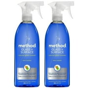 Method Natural Glass + Surface Cleaner - Mint - 28 oz - 2 pk