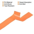 thumbnail image 4 of Unique Bargains 43.3' Absorb Sweat Non-Slip PU Tennis Racket Overgrip Tape Wraps Orange 12 Pack, 4 of 6