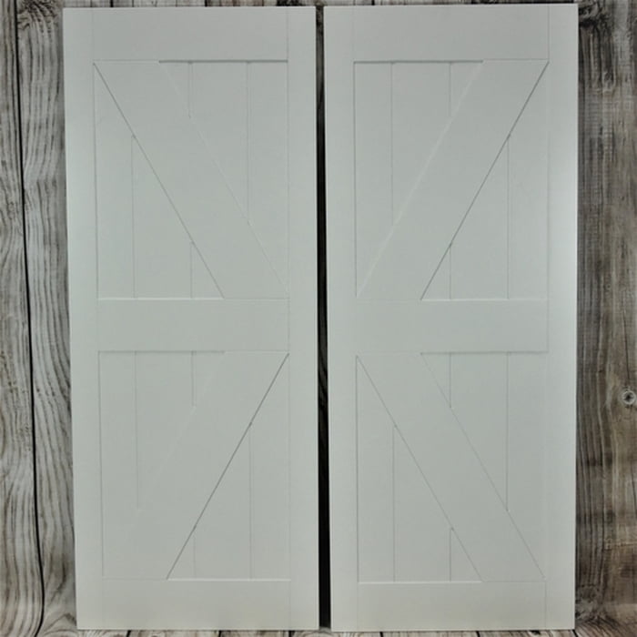 Barn Style Doors Swinging Doors with Double Action Hardware Café