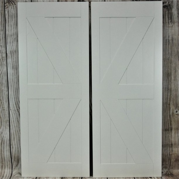 Barn Style Doors Swinging Doors with Double Action Hardware Café