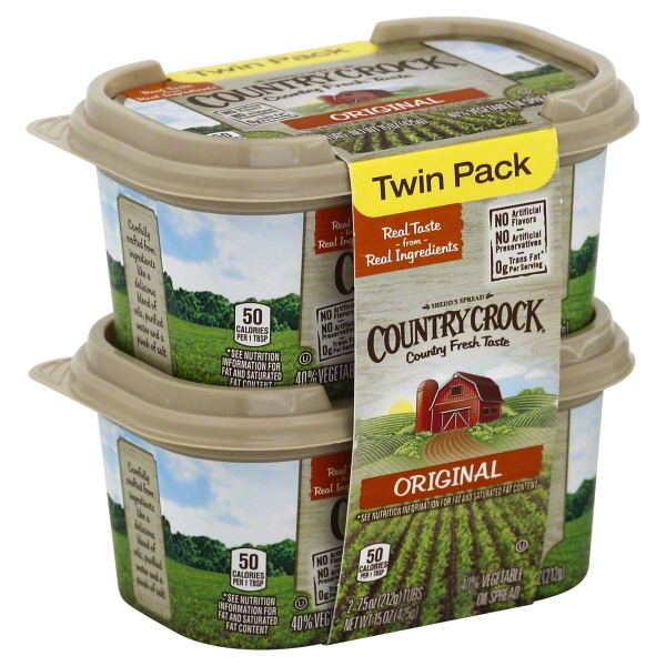 Country Crock Original Spread Twin Pack, 7.5 oz BrickSeek