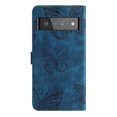 thumbnail image 2 of Compatible avec Google Pixel 6 Pro Étui Papillon Embossé avec Portefeuille et Support, 2 of 5