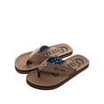 thumbnail image 3 of Men's Corona Faux Leather Flip-Flops, 3 of 4