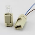 thumbnail image 5 of 10 Pieces G9 Lamp Holder, G9 Ceramic Base Socket with 150mm Teflon Wire for G9 LED Halogen Light Bulbs Home, 5 of 5