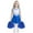 1-Blue2139, variant on Cheerleading Dresses for Big Girls Carnival Colorblock Role Playing Sleeveless Dress Dance Active Party Dresses for Kids, Sizes 10-11
