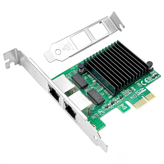 PCI-E Dual Port Gigabit Network Card RTL8111F for Desktop and Server - High-Performance Ethernet Adapter