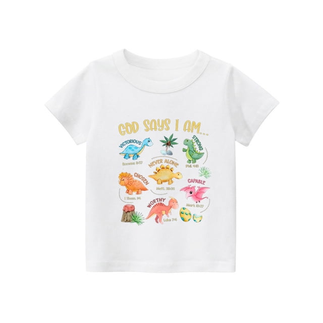 Chandails pour Tout-Petits Garçons Filles T-Shirts Graphiques T-Shirts Doux pour Enfants T-Shirts à Manches Courtes pour Garçons T-Shirts pour Garçons T-Shirts 4T pour Garçons