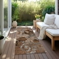 thumbnail image 6 of Addison Rugs Chantille Indoor/Outdoor Transitional Organic Terracotta Washable Runner Rug, 2'3" x 7'6", 6 of 6