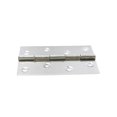 thumbnail image 3 of Bisagra Bisagras de puerta de acero inoxidable plateadas Bisagras de puerta de gabinete Bisagras de muebles Bisagras de 3,5 pulgadas Paquete de 6, 3 of 5