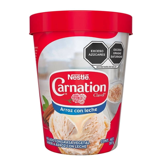 Helado Nestlé Carnation Clavel sabor arroz con leche 517 g