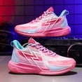 thumbnail image 2 of Win s Way Women's Low Top Mesh Training Sneakers, Basketball Style Athletic Walking Shoes with Arch Support, 2 of 4