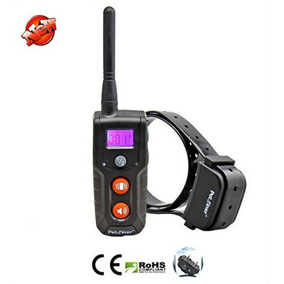 Amadog 916 One Dog 300m Remote Waterproof Bark Training E Collar with LCD Display, 100 Levels Vibration and Shock level - 42 pcs