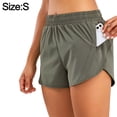 thumbnail image 2 of Pantalones cortos de yoga antideslumbrantes sueltos transpirables Pantalones cortos para correr casuales al aire libre Pantalones deportivos para mujeres Zhivalor BST3012400-1, 2 of 6