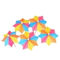thumbnail image 3 of Paraguas paraguas de cóctel selecciones de bebidas sombrilla de papel octogonal en forma de estrella adornos para magdalenas palitos de sombrilla de cóctel hechos a mano, 3 of 4