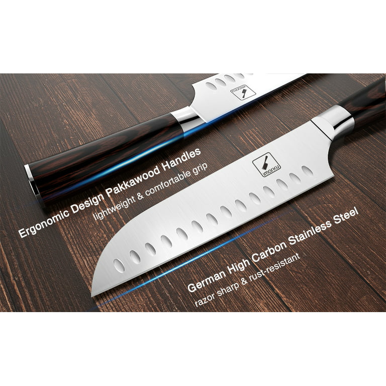 Santoku Knife - IMARKU  Santoku knife, Chef knife, Chef knife set