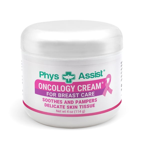 PhysAssist® Oncology Cream® for Breast Care Soothes and Pampers Delicately skin tissue. 4 oz