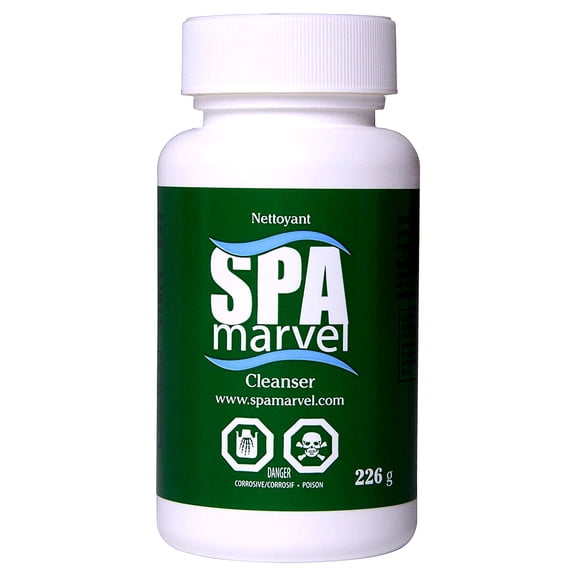 Spa Marvel Cleanser for Spas and Hot Tubs, Liquid Pipe Flush, 8 oz
