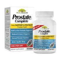 Real Health Prostate Complete Softgels, Prostate Supplements for Men, Saw Palmetto, 30 Count