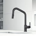 thumbnail image 4 of VIGO Utopia 14 in. H Single Handle Pull-Down Sprayer Kitchen Bar Faucet in Matte Black, 4 of 15