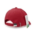 thumbnail image 2 of Suede Baseball Cap, Unisex Faux Suede Leather Classic Adjustable Plain Hat Baseball Cap Red, 2 of 6
