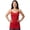 Red, variant on Emmalise Women's Basic Long Camisole Adjustable Strap Cami, Denim Blue