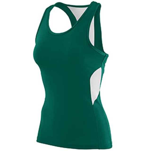 1283 AG GRL INSPIRATION JRSY TANK VERDE OSCURO/ BLANCO L Nave de descenso de Augusta 1283