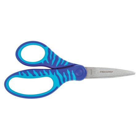 Fiskars SoftGrip 6in. Big Kids Scissors For Ages 8+ yrs (Blue)