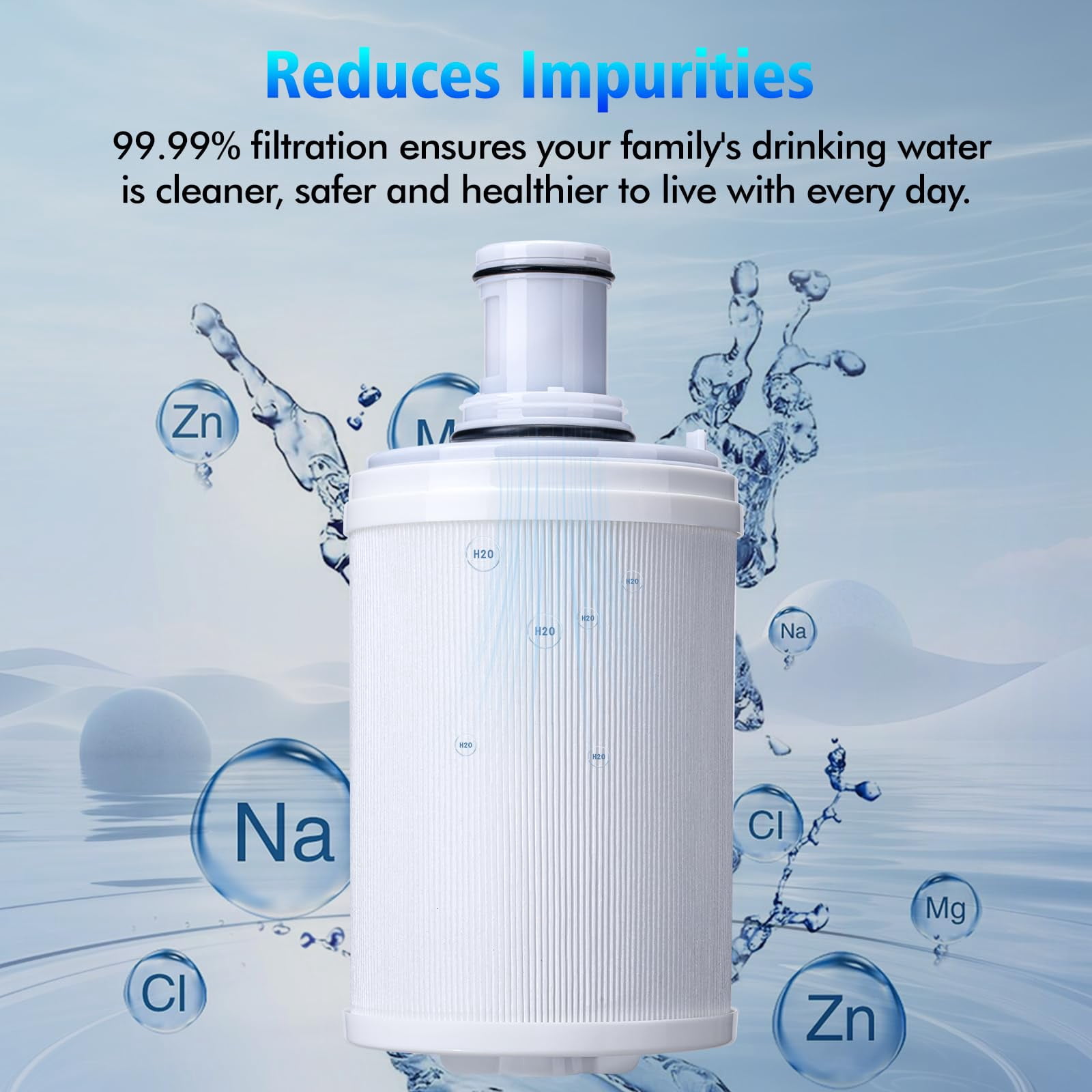100186 Original Water Filter Replacement Cartridge Compatible with Amway Espring,Cartridge PP Cotton 3-in-1 Filter, Improving Water Purity
