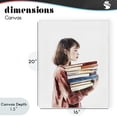 thumbnail image 4 of Stupell Industries Traditional The Book Bearer Girl Canvas Art, 16 x 20, by Svetlana Aleynikova, 4 of 8