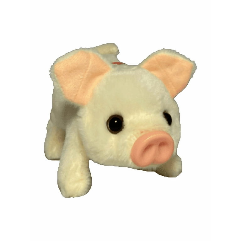 Cute Stuffed Cuddle Toy: 1pc Walking, Moving, Oinking, Tail