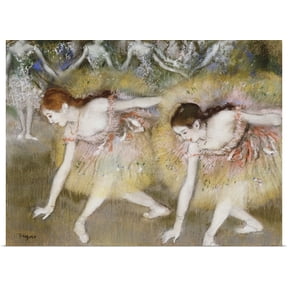 Great BIG Canvas | Rolled Edgar Degas Poster Print entitled Dancers Bending Down