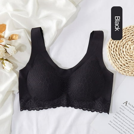 

Latex lace seamless underwear women s breasts beauty vest sports bra