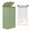 Green, variant on Slim Laundry Hamper, Narrow Laundry Basket with Lid,Foldable Clothes Hamper with Bamboo Handles,Hamper Basket with Removable Inner Bag