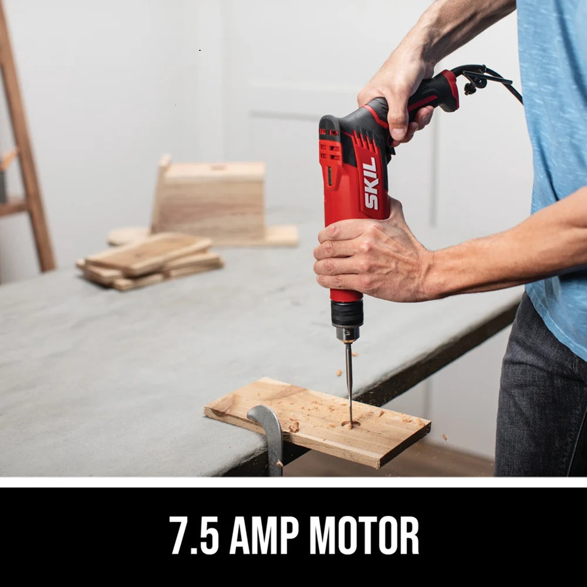 SKIL DL181901 7.5 Amp 1/2" Corded Drill