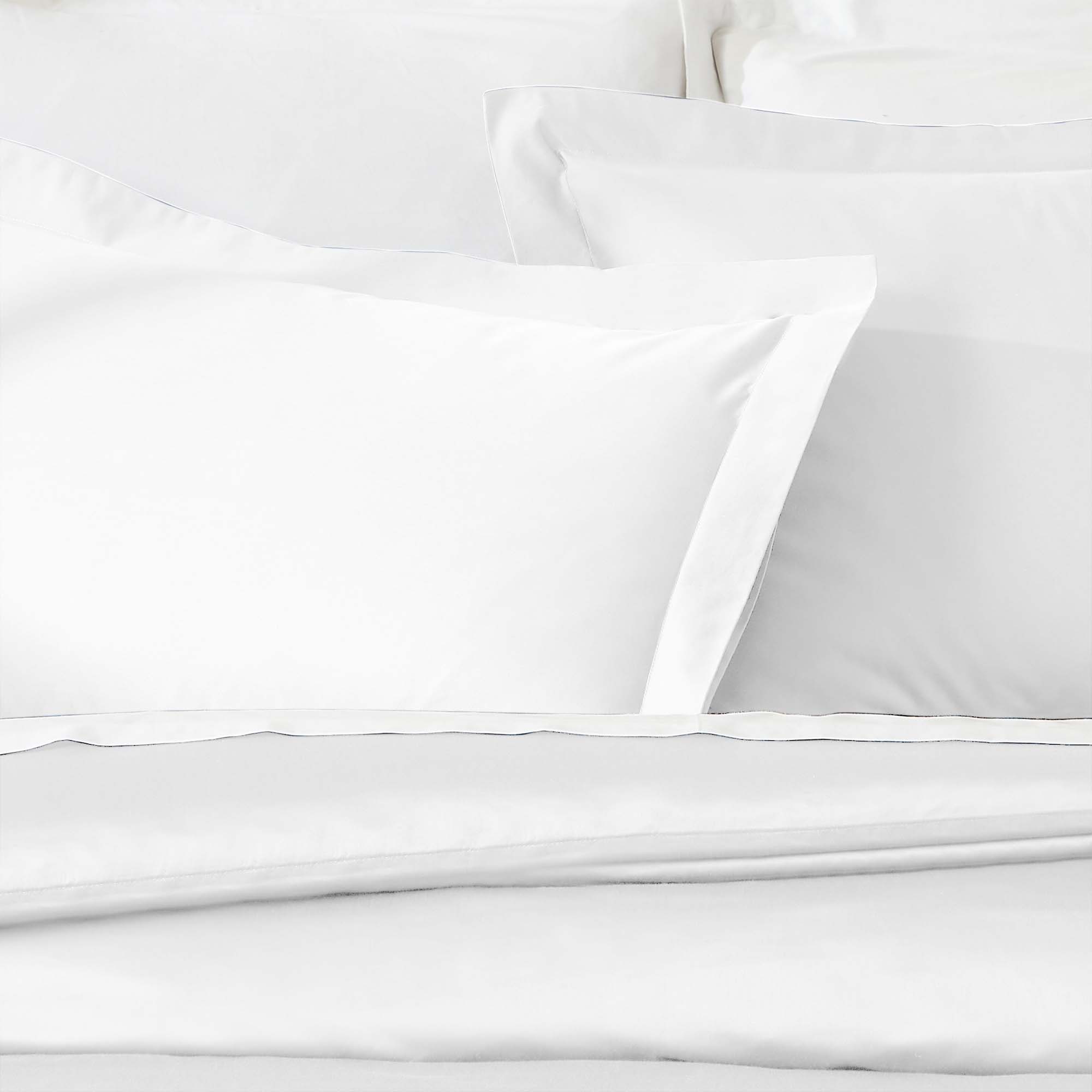 Superior Egyptian Cotton 850 Thread Count Duvet Cover Set, Full/Queen, White