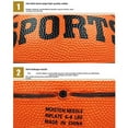 thumbnail image 5 of Rubber Basketball with Excellent Elasticity and Abrasion Resistance for All Ages Indoor/Outdoor Use, 5 of 8