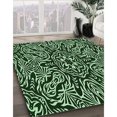 thumbnail image 3 of Ahgly Company Machine Washable Indoor Rectangle Transitional Night Black Area Rugs, 4' x 6', 3 of 7