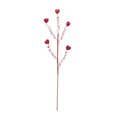 thumbnail image 1 of Decoraciones para San Valentín: Bayas rojas en forma de corazón, esquejes florales artificiales para el hogar, la oficina, la boda, el aniversario, la fiesta, ideas de regalos románticos., 1 of 8