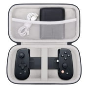Carrying Case Compatible with Backbone One iOS Mobile Gaming Gamepad/Controller, Mesh Pockets for Cables