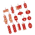 thumbnail image 1 of 16 piezas de adornos colgantes de bonsái para Año Nuevo chino 2024, decoración del hogar para fiestas Estilo C, 1 of 9