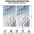 thumbnail image 2 of Marble Modern Geometric Flowers Abstract Curtains-Blackout Curtains Bedroom Decor Living Room Darkening Grommet Window Drapes 2 Panels Set 52"x 84", 2 of 2