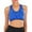 Blue, variant on FANNYC Women Racerback Sports Bras High Impact Workout Gym Activewear Bra Zipper Front Close Removable Pad Post-Surgery Bra Solid Wirefree Stretch Fitness Yoga Bras Top