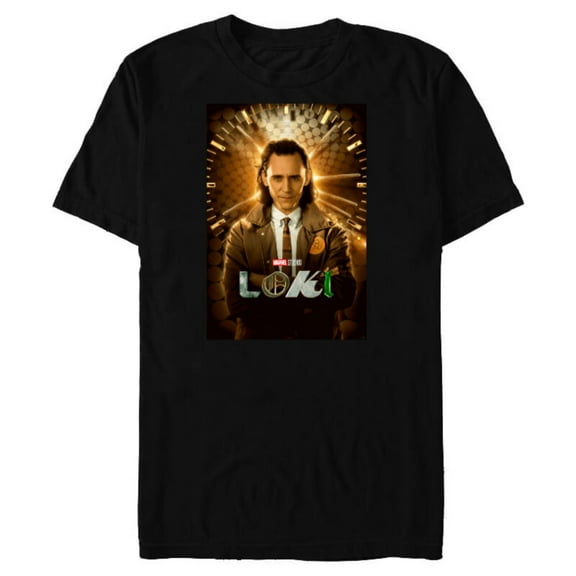 Marvel Loki TVA Variant Disney  Series Poster - Short Sleeve Blended T-Shirt for Adults - Customized-Black