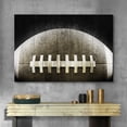 thumbnail image 2 of wall26 Canvas Print Wall Art Vintage Retro Duotone Wood Panel Football Sports &amp; Fitness Athletes Digital Art Realism Boy's Bedroom Decorative Urban Rustic for Living Room, Bedroom, Office - 24&qu, 2 of 5