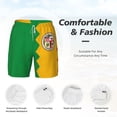 thumbnail image 3 of Mens Los Angeles California Flag 2 in 1 Quick Dry Swim Trunks with Compression Liner Beach Shorts, 3 of 6